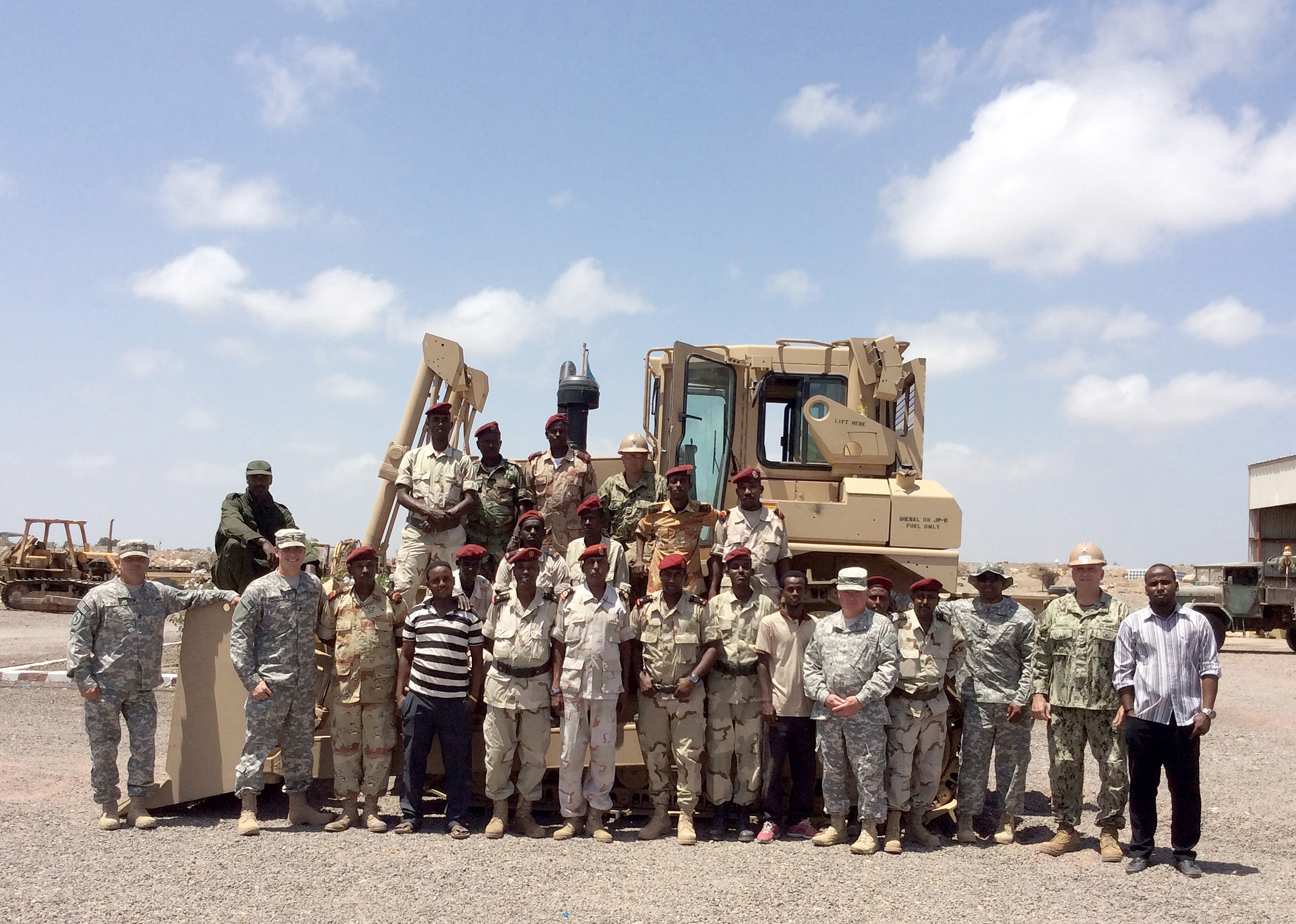 Seabees Drive Equipment Training in Djibouti Combined Joint Task