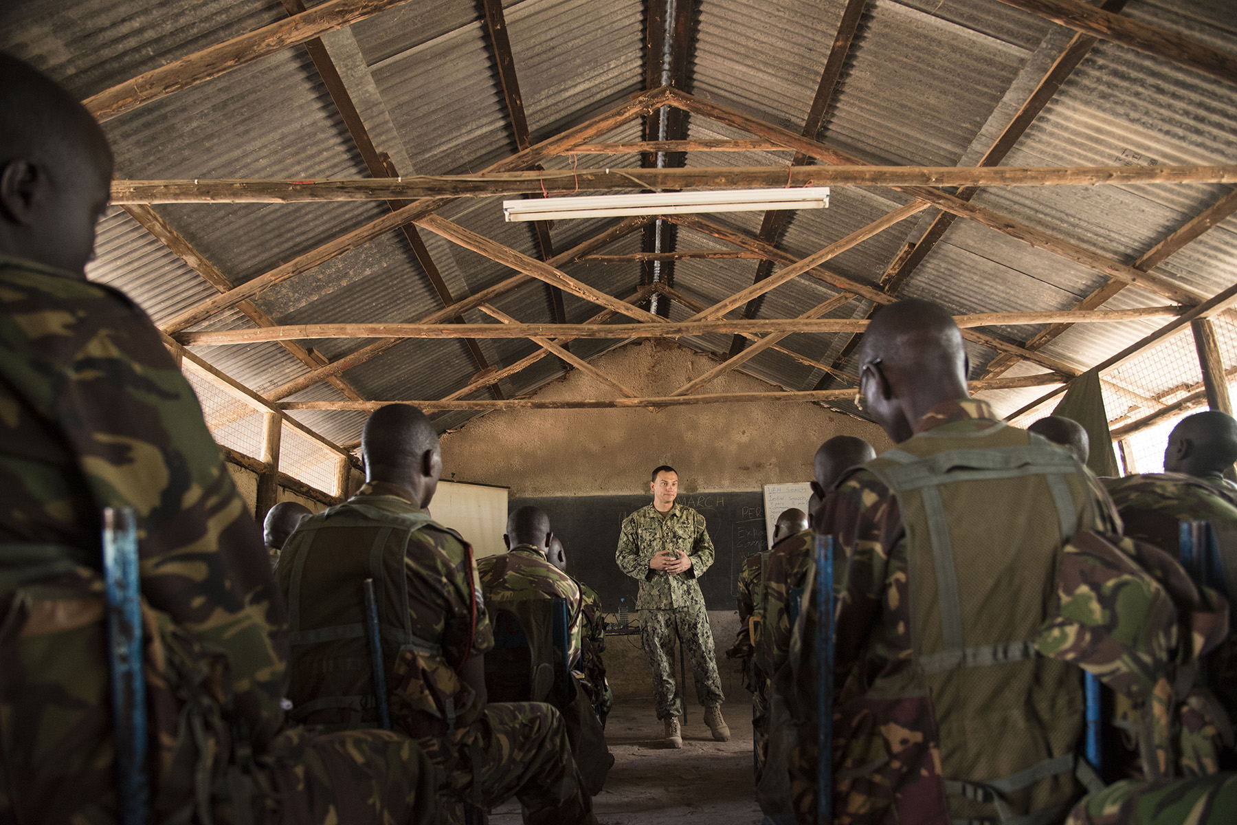 Task Force Sparta holds medical training with Kenyan Defense Forces