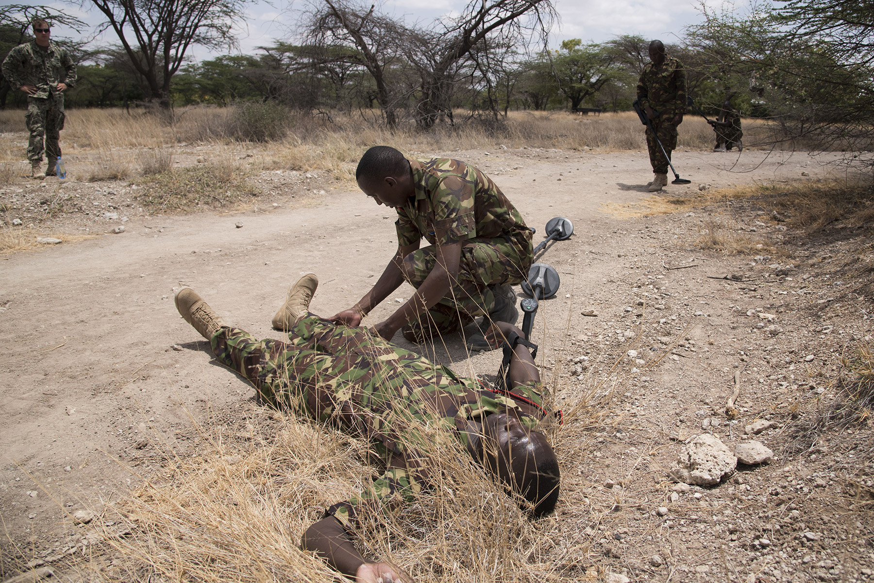 Task Force Sparta holds medical training with Kenyan Defense Forces