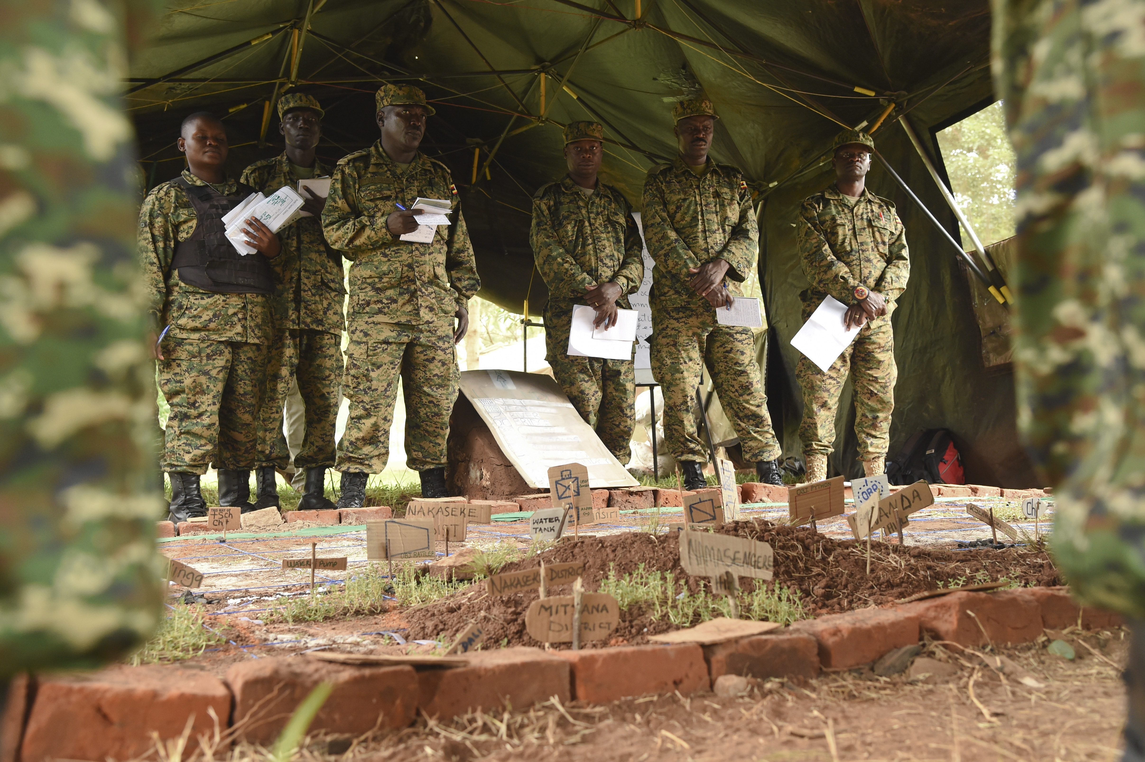 Ugandan Battle Group 22 lays deployment groundwork Combined Joint Task Force Horn of Africa
