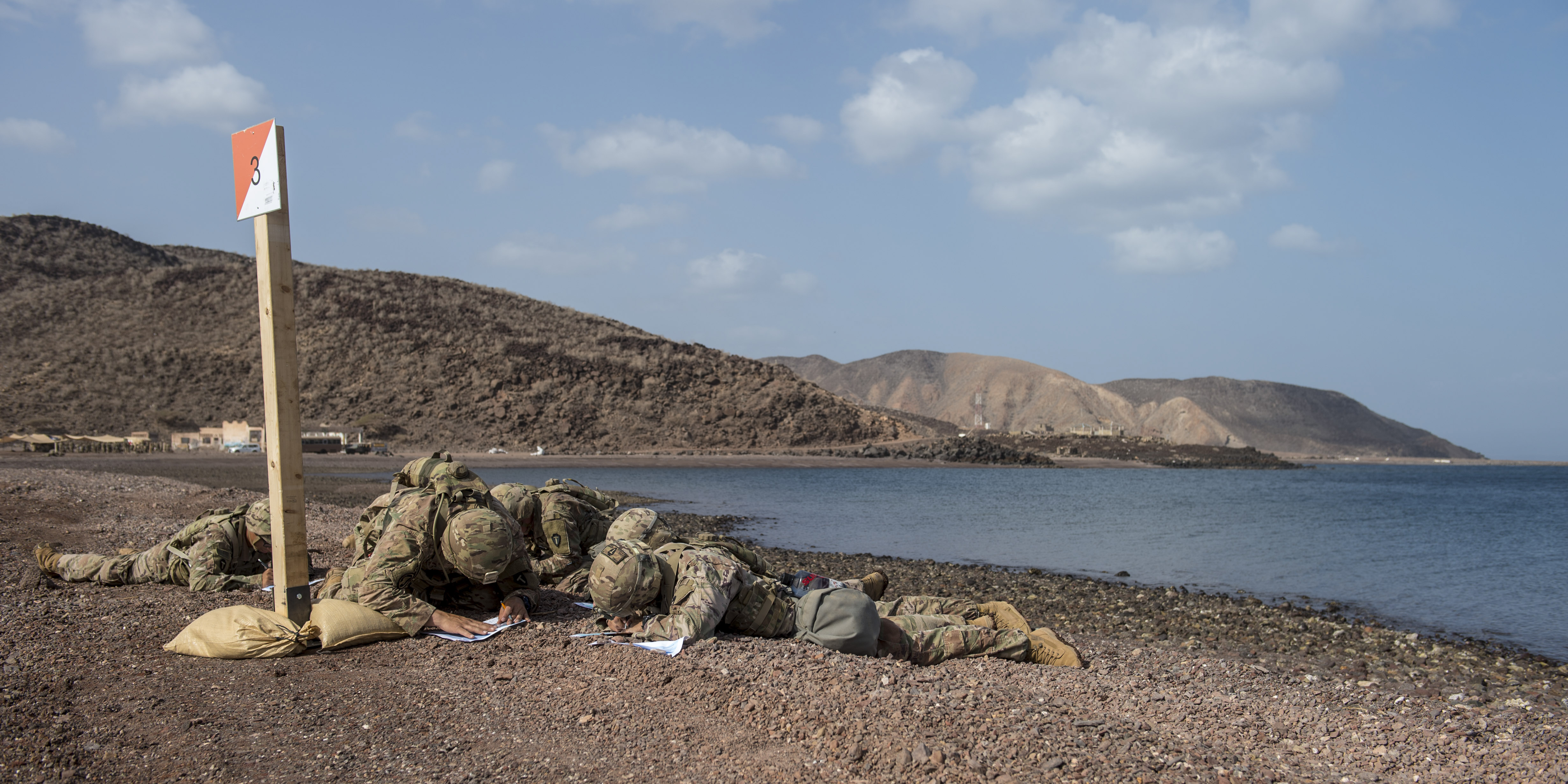 Cjtf hoa soldiers show mastery earning expert infantryman badge